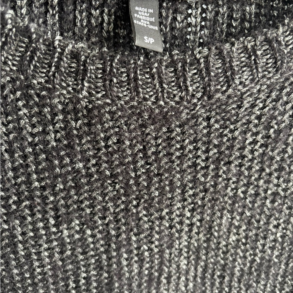 Eileen Fisher pullover Mohawk metallic sweater size Small - Picture 6 of 6